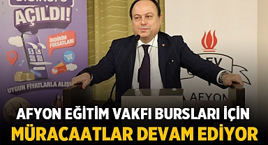 Afyon'da başarılı üniversite öğrencilerine burs müracaatları başladı