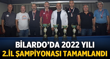 Afyonkarahisar'da Bilardo 2022 yılı 2.il şampiyonası tamamlandı