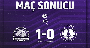 Afyonspor, Batmanpetrolspor'a 1-0 mağlup oldu!