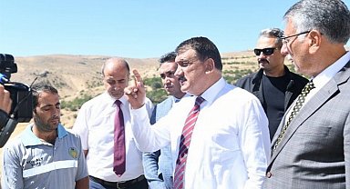 Başkan Gürkan, Yazıhan Erecek'te incelemelerde bulundu