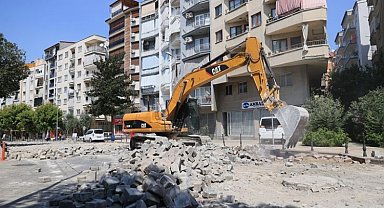 Büyükşehir Kayalık Caddesi'ni yeniliyor