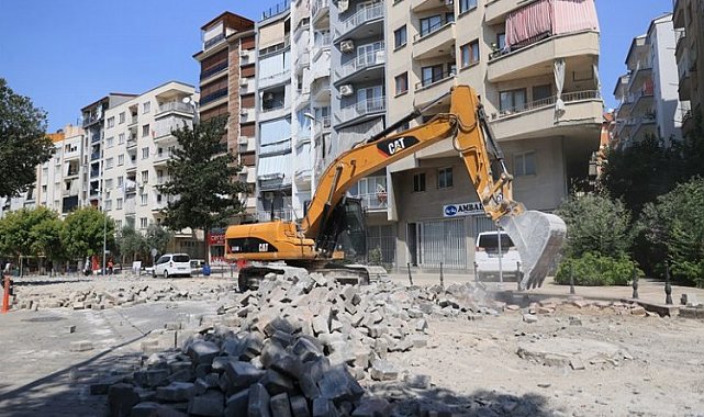 Büyükşehir Kayalık Caddesi'ni yeniliyor