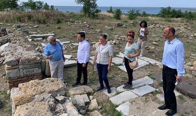 Enez Kaymakamı'ndan tarihi alanlara ziyaret