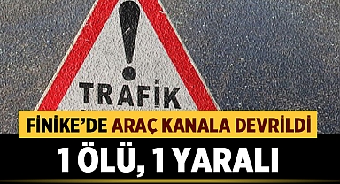 Finike'de Trafik Kazası:1 ölü, 1 yaralı