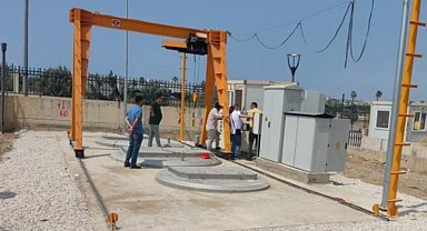 Hatay İskenderun'da yağmur suyu hattı çalışması