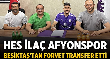 HES İlaç Afyonspor, Beşiktaş'tan forvet transfer etti
