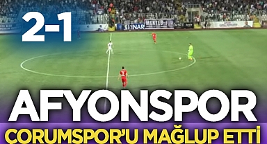 HES İlaç Afyonspor - Çorum FK Maç sonucu : 2-1
