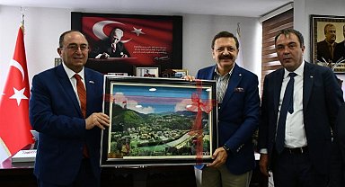Hisarcıklıoğlu'ndan Başkan Elçin'e ziyaret