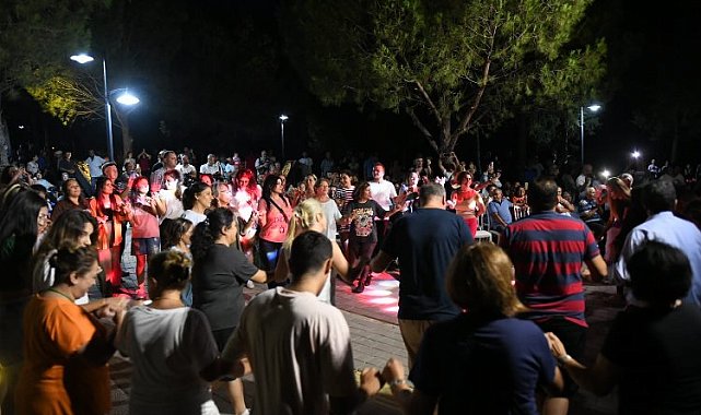 Hoşgör Parkı akşamları bir başka güzel