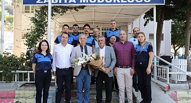 İzmir Narlıdere'de Zabıta Haftası ziyareti