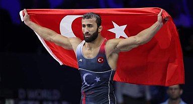 Kahramanmaraşlı milli güreşçi dünya şampiyonu oldu