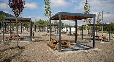 Kütahya'da Millet Bahçesi'nde çalışmalar sürüyor