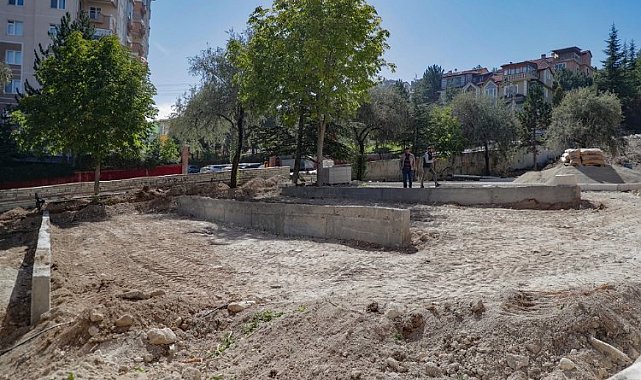 Kütahya'da Şelale Park şekilleniyor