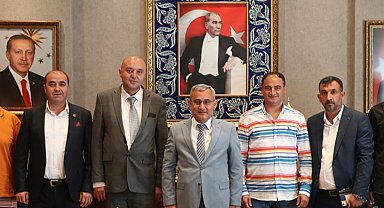 Kütahyalılar Federasyonu'ndan Başkan Işık'a ziyaret