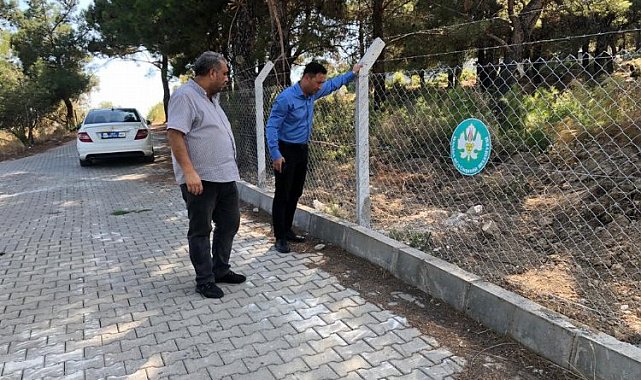 Manise Şehzadeler'de mezarlıklara güvenlik çiti