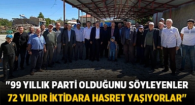 Milletvekili Yurdunuseven: 72 yıldır iktidara hasret yaşıyorlar