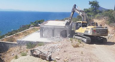 Muğla Milas'ta kaçak yapıyla mücadele sürüyor