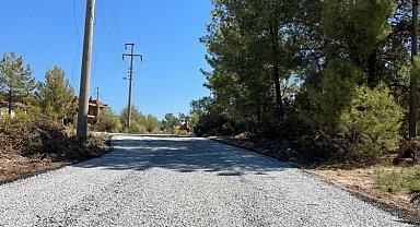 Muğla Milas'ta üst yapı çalışmaları sürüyor