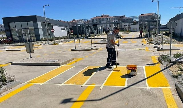 Tekirdağ Çorlu'da çocuklar için trafik parkı