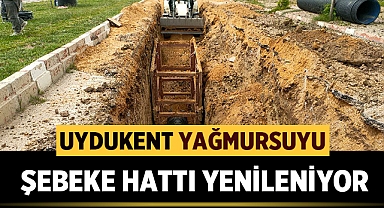 Uydukent Yağmursuyu şebeke hattı yenileniyor
