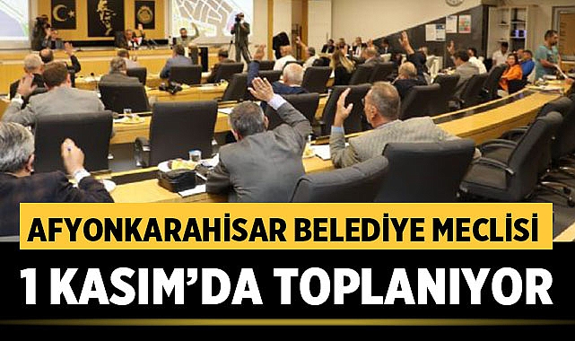Afyonkarahisar Belediye Meclisi toplanıyor!