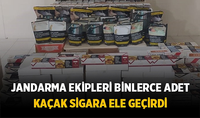 Afyonkarahisar'da binlerce adet kaçak sigara ele geçirildi!