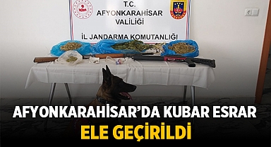 Afyonkarahisar'da kubar esrar operasyonu!