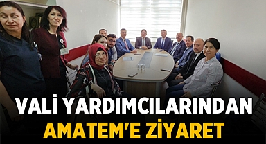 Afyonkarahisar Vali Yardımcıları AMATEM'i ziyaret etti