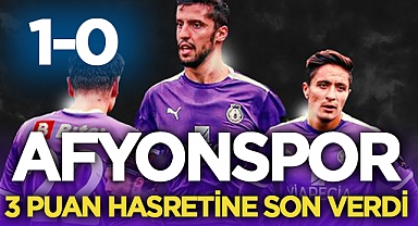Afyonspor – Bayburt ÖİS maç sonucu: 1-0