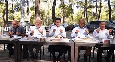 Antalya Kumluca'da din görevlileri kahvaltıda buluştu