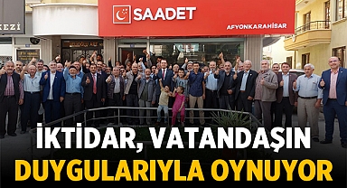 Başkan Karataş: İktidar, Vatandaşın Duygularıyla Oynuyor