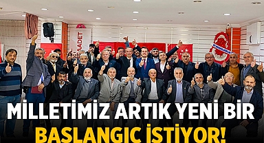 Başkan Beytullah Karataş: Milletimiz artık yeni bir başlangıç istiyor