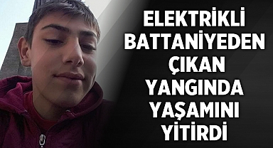 Elektrikli battaniyeden çıkan yangında hayatını kaybetti