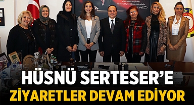 Hüsnü Serteser'e hayırlı olsun ziyaretleri sürüyor