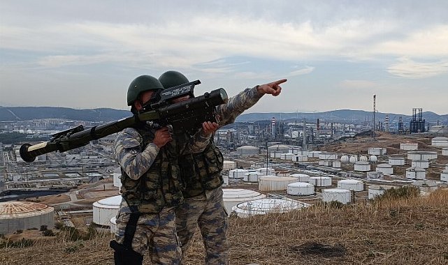 İzmir Aliağa'da 'hava savunma tatbikatı' yapıldı