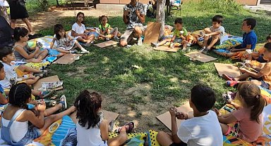 İzmir Çiğli'de çocuk atölyeleri ilgi gördü