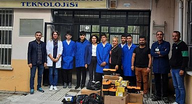 İzmit'teki okullarda geri dönüşüm farkındalığı