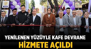 Kafe Devrane yeni yüzüyle hizmete girdi