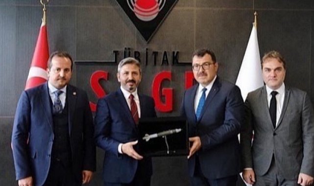 Milletvekili Aydın'dan TÜBİTAK SAGE'ye ziyaret