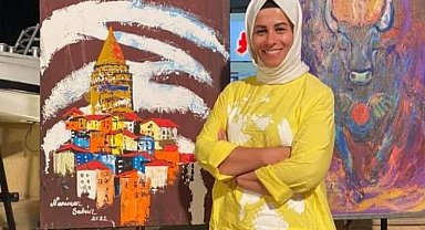 Ressam Neriman Şahin Mısır'da sanat çalıştayında