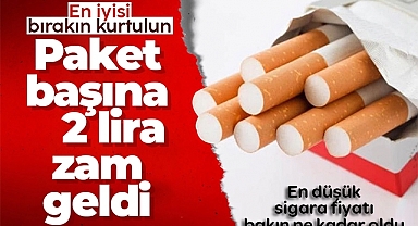 Sigaraya zam geldi! İşte en düşük sigara fiyatı bakın ne kadar oldu!