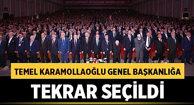 Temel Karamollaoğlu genel başkanlığa tekrar seçildi