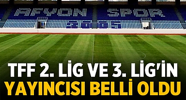 TFF 2. Lig ve 3. Lig'in yayıncısı belirlendi - Afyonspor maçları nasıl izlenecek?
