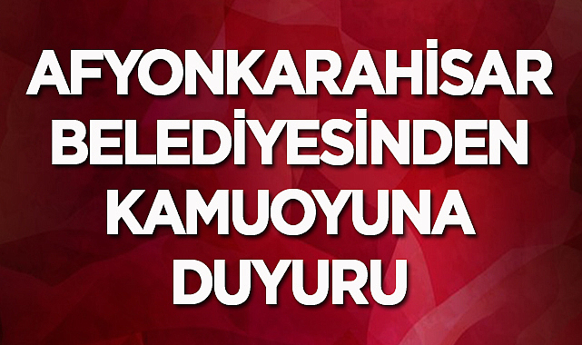 2. Belediye Şehir Çarşısı ile ilgili Kamuoyuna duyuru yapıldı