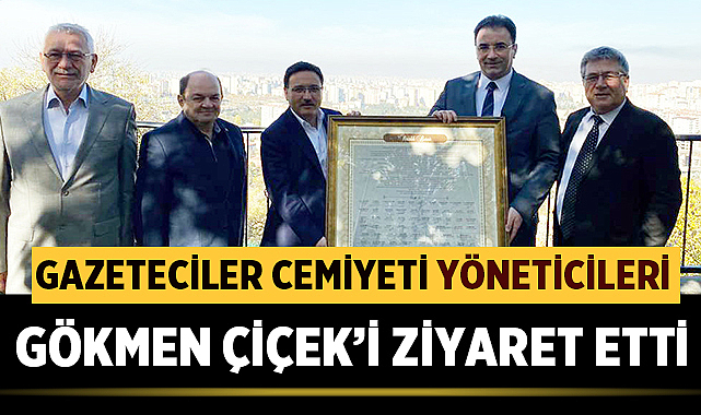 Afyon Gazeteciler Cemiyeti, Kayseri Valisi Gökmen Çiçek'i Kayseri'de ziyaret etti