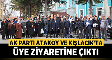 Afyonda Ak Parti seçimler öncesi üye ziyaretlerinin hızlandırdı