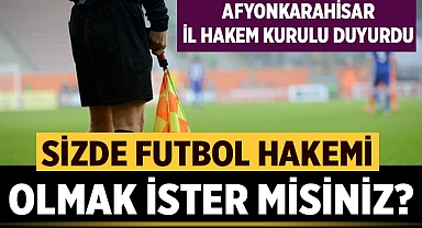 Afyonkarahisar'da aday hakem kursu başlıyor