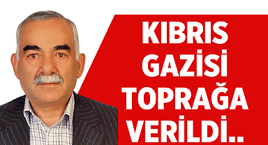 Afyonkarahisarlı Kıbrıs Gazisi toprağa verildi