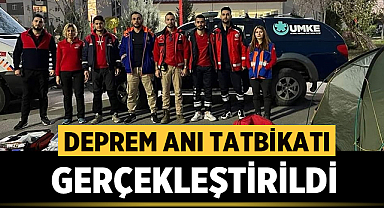 Afyonkarahisar Sağlık Müdürlüğü deprem tatbikatına katıldı