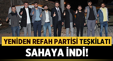 Afyonkarahisar Yeniden Refah Partisi teşkilatı sahaya indi